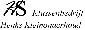 Logo Henks Klein Onderhoud